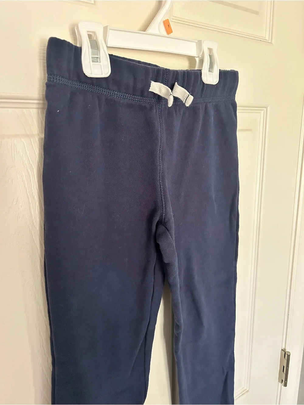 Boys, Carter's, Navy Blue, Drawstring Sweatpants, Joggers, Size 7